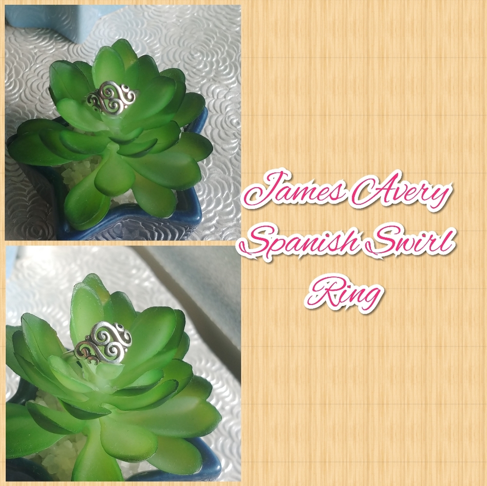 James Avery Sterling Silver Spanish Swirl Ring